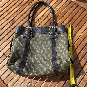 Downey and Bourke Leather/Canvas Satchel